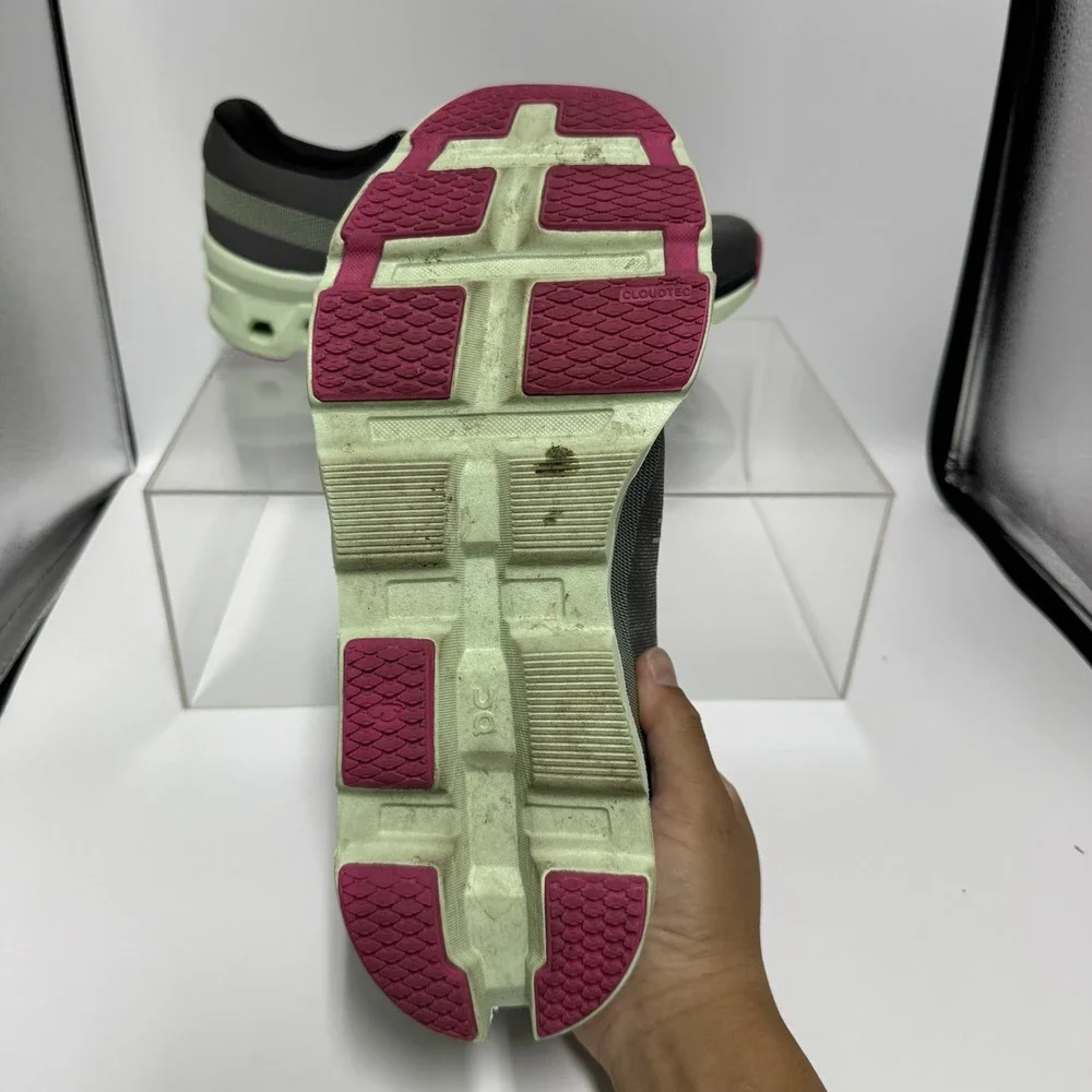 On Cloudmonster 2 Running Shoes Asphalt/Lima 3ME10122541 Men's Size 12